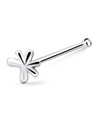 Splash Design Silver Bone Nose Stud NSKD-750 